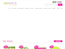 Tablet Screenshot of miamica.com